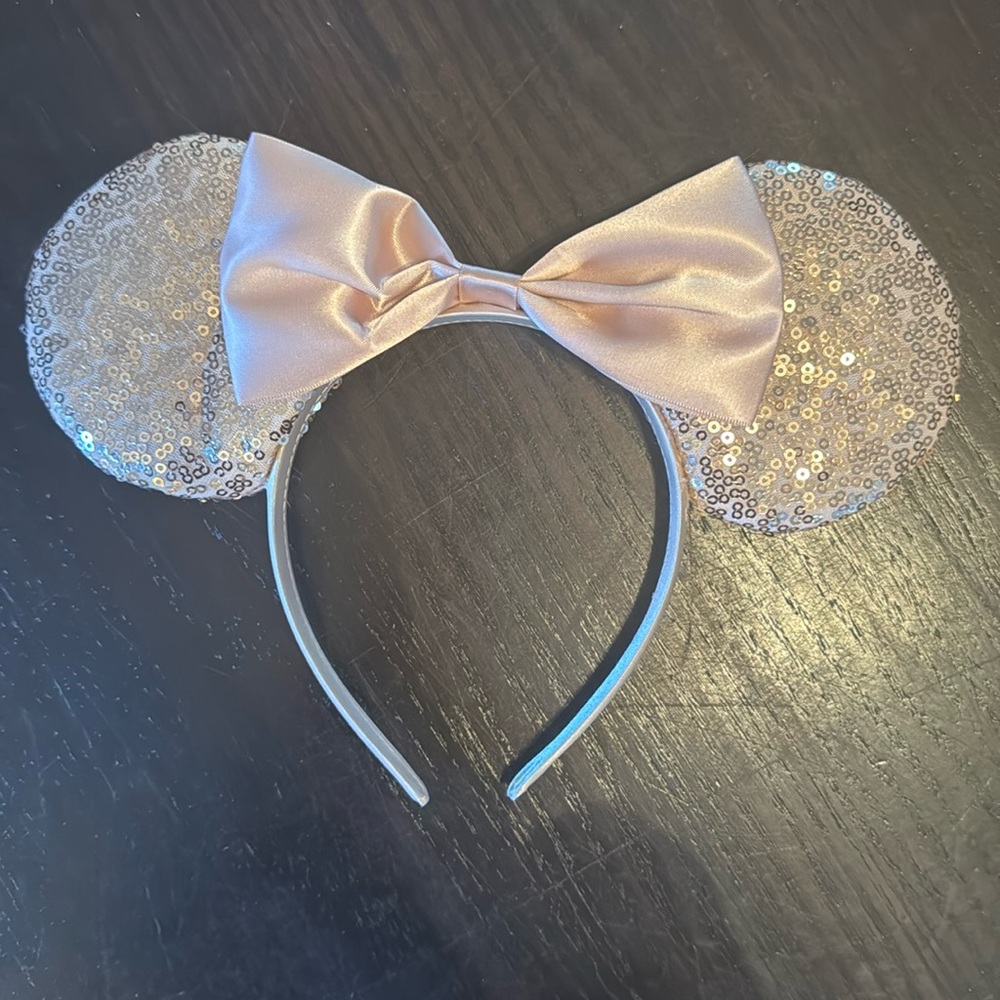 Pink sequin Minnie Ears